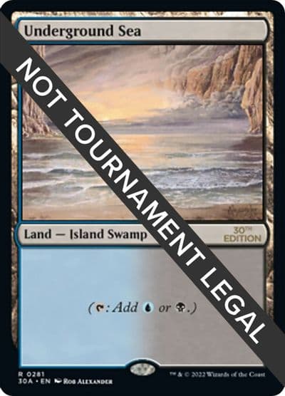 Underground Sea 30th Anniversary Edition Magic card