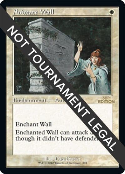 Animate Wall Retro Frame 30th Anniversary Edition Magic card