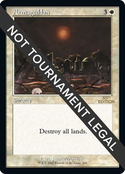 Armageddon Retro Frame 30th Anniversary Edition Magic card