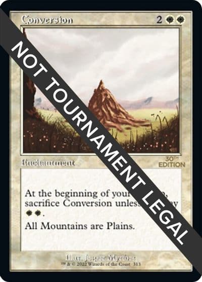 Conversion Retro Frame 30th Anniversary Edition Magic card