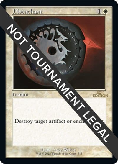 Disenchant Retro Frame 30th Anniversary Edition Magic card