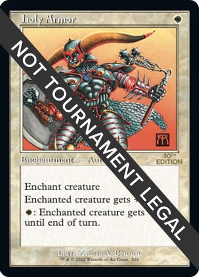 Holy Armor Retro Frame 30th Anniversary Edition Magic card