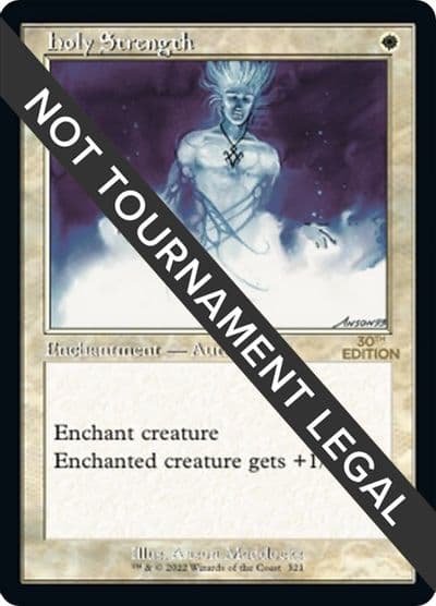 Holy Strength Retro Frame 30th Anniversary Edition Magic card