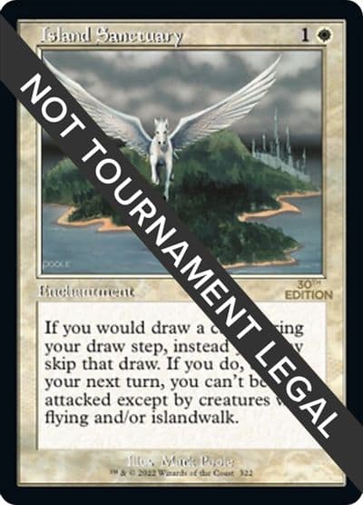 Island Sanctuary Retro Frame 30th Anniversary Edition Magic card