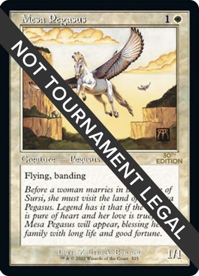 Mesa Pegasus Retro Frame 30th Anniversary Edition Magic card
