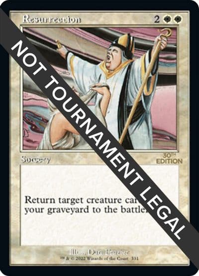 Resurrection Retro Frame 30th Anniversary Edition Magic card