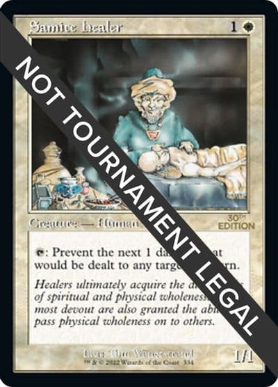 Samite Healer Retro Frame 30th Anniversary Edition Magic card