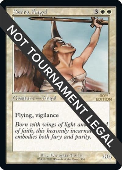 Serra Angel Retro Frame 30th Anniversary Edition Magic card