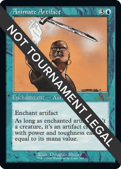 Animate Artifact Retro Frame 30th Anniversary Edition Magic card