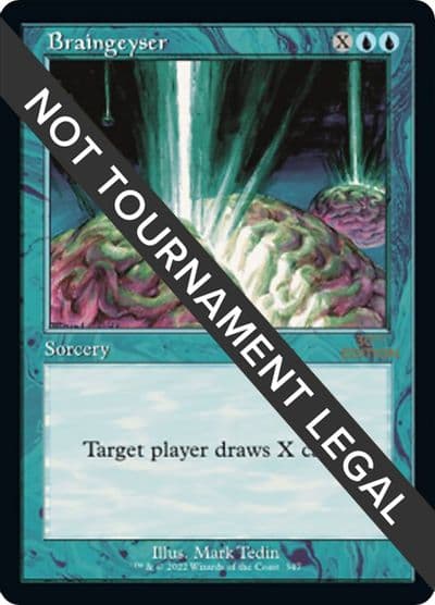Braingeyser Retro Frame 30th Anniversary Edition Magic card