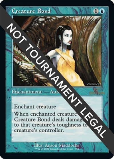 Creature Bond Retro Frame 30th Anniversary Edition Magic card