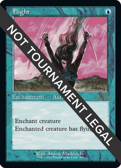 Flight Retro Frame 30th Anniversary Edition Magic card