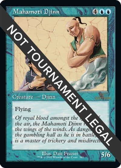 Mahamoti Djinn Retro Frame 30th Anniversary Edition Magic card