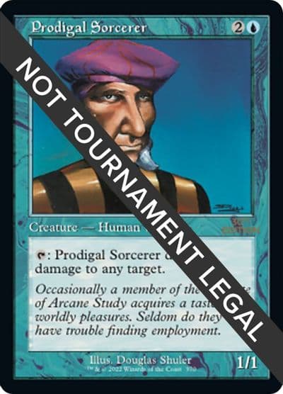 Prodigal Sorcerer Retro Frame 30th Anniversary Edition Magic card