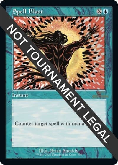 Spell Blast Retro Frame 30th Anniversary Edition Magic card