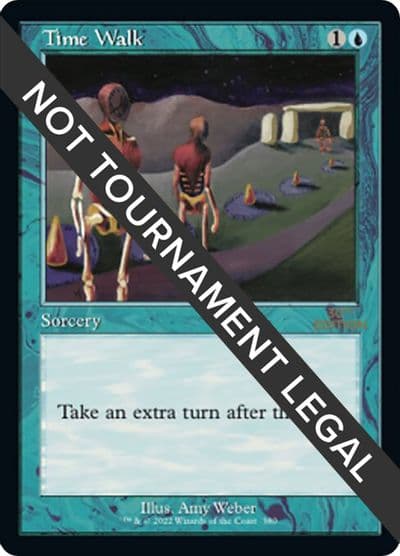 Time Walk Retro Frame 30th Anniversary Edition Magic card