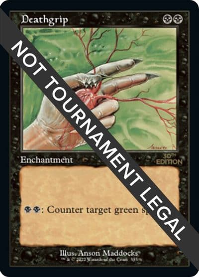 Deathgrip Retro Frame 30th Anniversary Edition Magic card