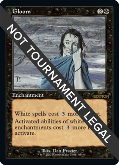Gloom Retro Frame 30th Anniversary Edition Magic card