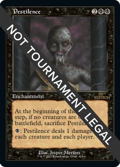 Pestilence Retro Frame 30th Anniversary Edition Magic card