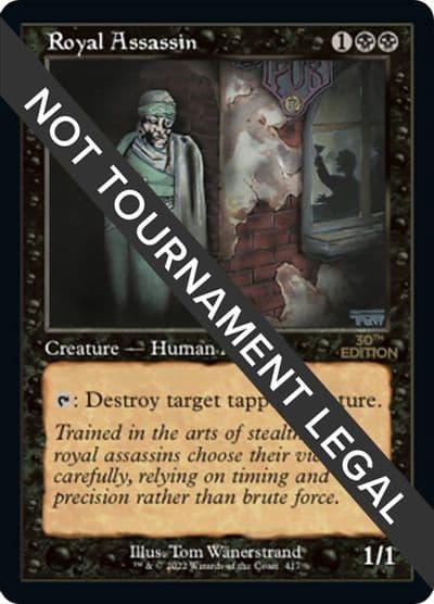 Royal Assassin Retro Frame 30th Anniversary Edition Magic card