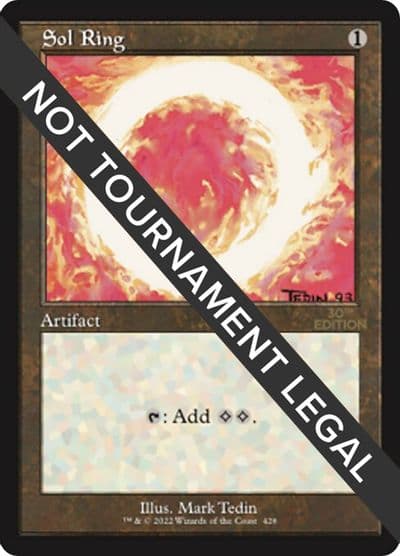 Sol Ring 428 Retro Frame 30th Anniversary Edition Magic card