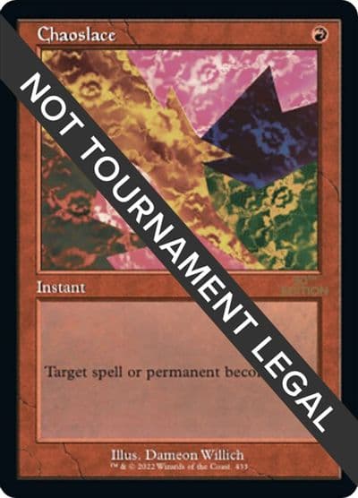Chaoslace Retro Frame 30th Anniversary Edition Magic card