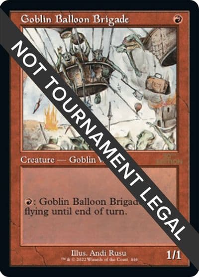 Goblin Balloon Brigade Retro Frame 30th Anniversary Edition Magic card