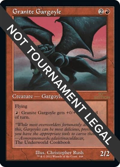 Granite Gargoyle Retro Frame 30th Anniversary Edition Magic card