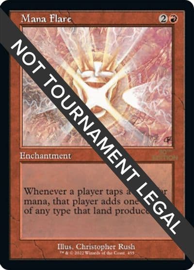 Mana Flare Retro Frame 30th Anniversary Edition Magic card