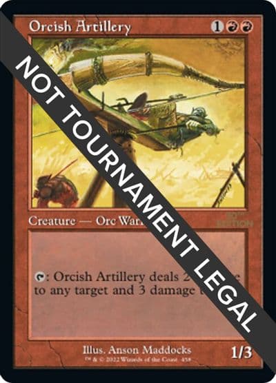 Orcish Artillery Retro Frame 30th Anniversary Edition Magic card