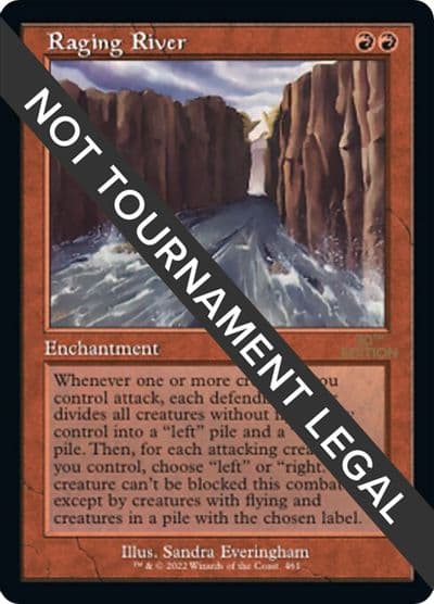 Raging River Retro Frame 30th Anniversary Edition Magic card