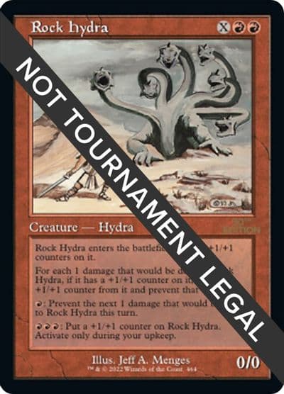 Rock Hydra Retro Frame 30th Anniversary Edition Magic card
