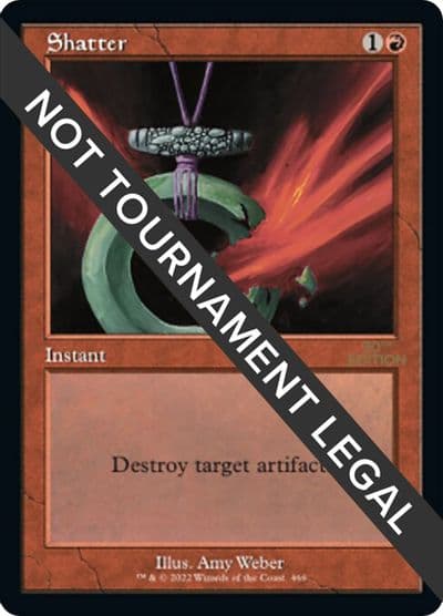 Shatter Retro Frame 30th Anniversary Edition Magic card