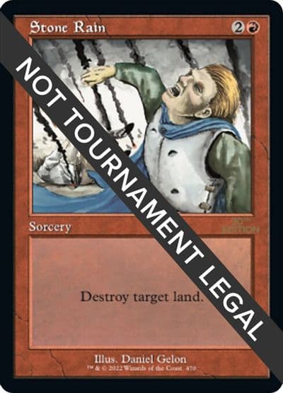 Stone Rain Retro Frame 30th Anniversary Edition Magic card