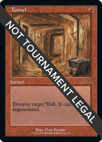 Tunnel Retro Frame 30th Anniversary Edition Magic card
