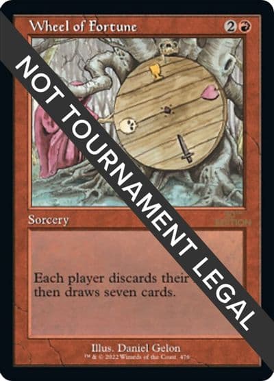 Wheel of Fortune Retro Frame 30th Anniversary Edition Magic card
