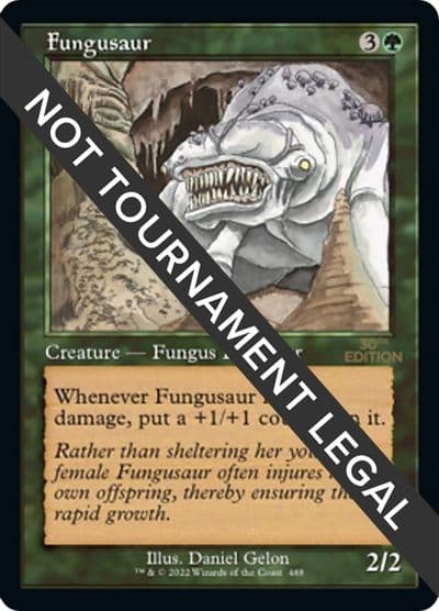 Fungusaur Retro Frame 30th Anniversary Edition Magic card