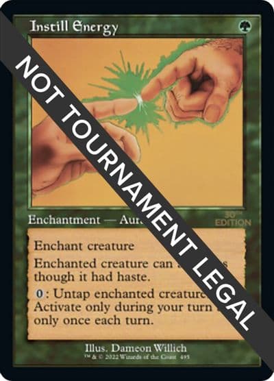 Instill Energy Retro Frame 30th Anniversary Edition Magic card