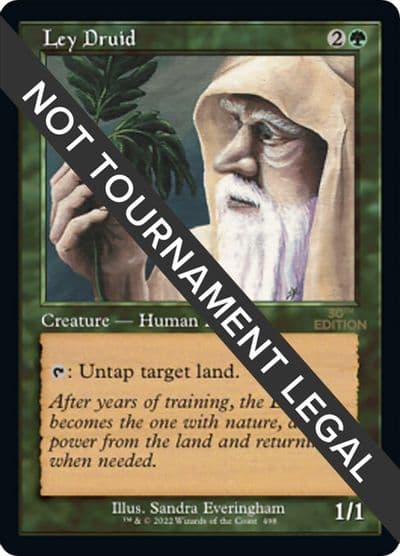 Ley Druid Retro Frame 30th Anniversary Edition Magic card