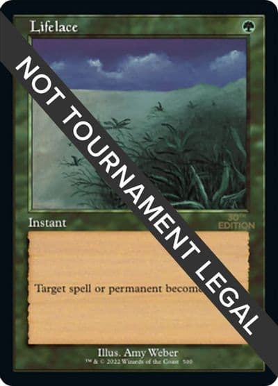 Lifelace Retro Frame 30th Anniversary Edition Magic card