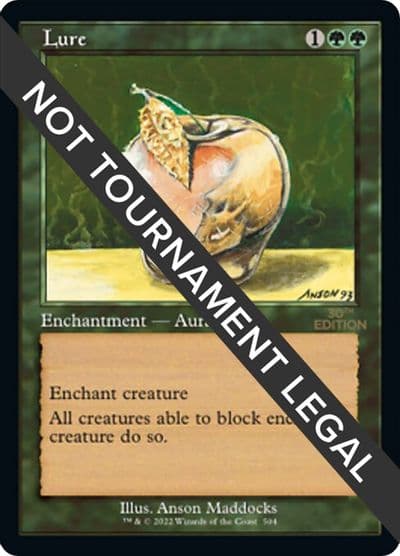 Lure Retro Frame 30th Anniversary Edition Magic card