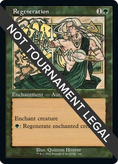 Regeneration Retro Frame 30th Anniversary Edition Magic card