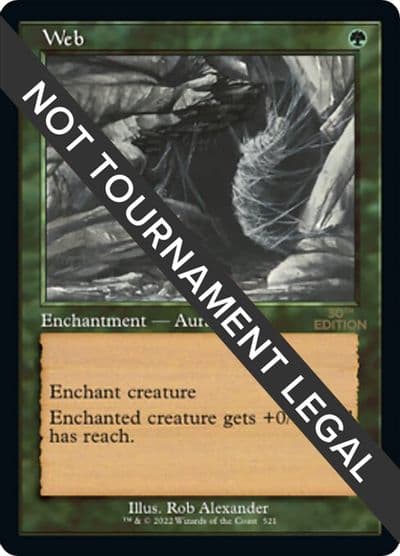 Web Retro Frame 30th Anniversary Edition Magic card