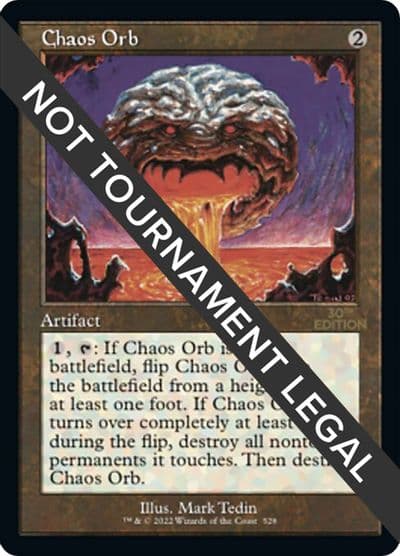 Chaos Orb Retro Frame 30th Anniversary Edition Magic card