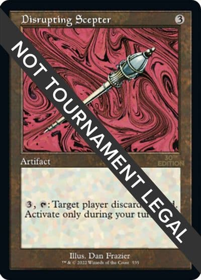 Disrupting Scepter Retro Frame 30th Anniversary Edition Magic card