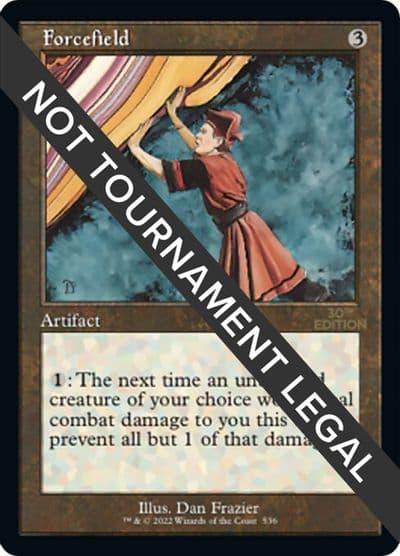 Forcefield Retro Frame 30th Anniversary Edition Magic card