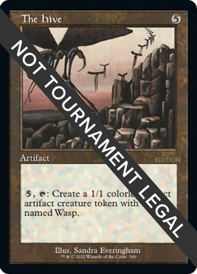 The Hive Retro Frame 30th Anniversary Edition Magic card
