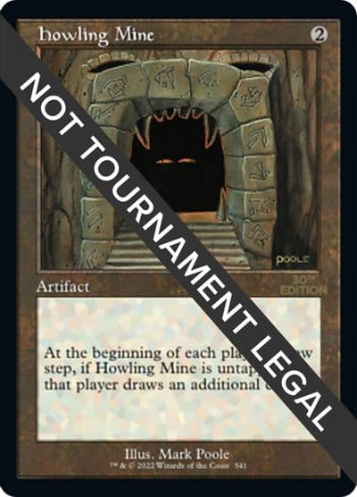 Howling Mine Retro Frame 30th Anniversary Edition Magic card