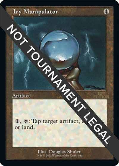 Icy Manipulator Retro Frame 30th Anniversary Edition Magic card