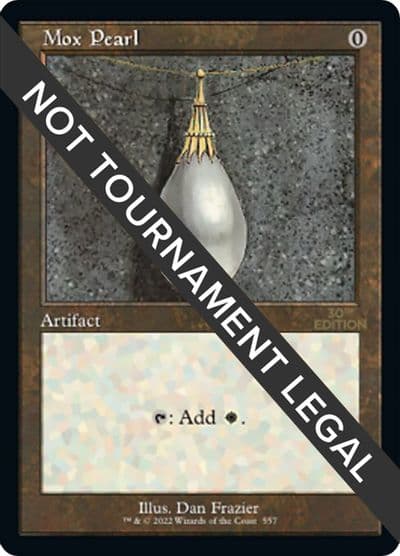 Mox Pearl Retro Frame 30th Anniversary Edition Magic card